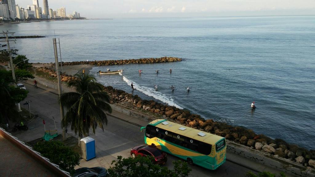 Apto En Cartagena Ed Puerto Azul Vista Al Mar Картахена Экстерьер фото